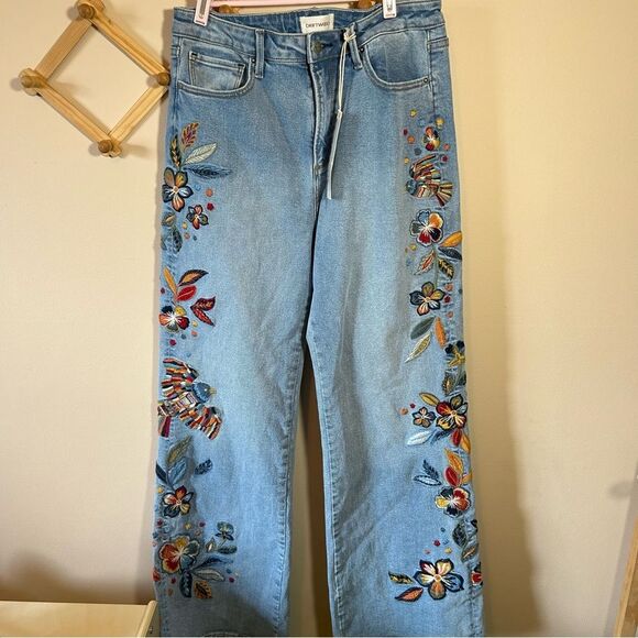 Free People Denim - NWT Free People Driftwood Charlee Wide-Leg Jeans Size 29